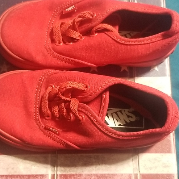 Red Vans - Picture 2 of 4